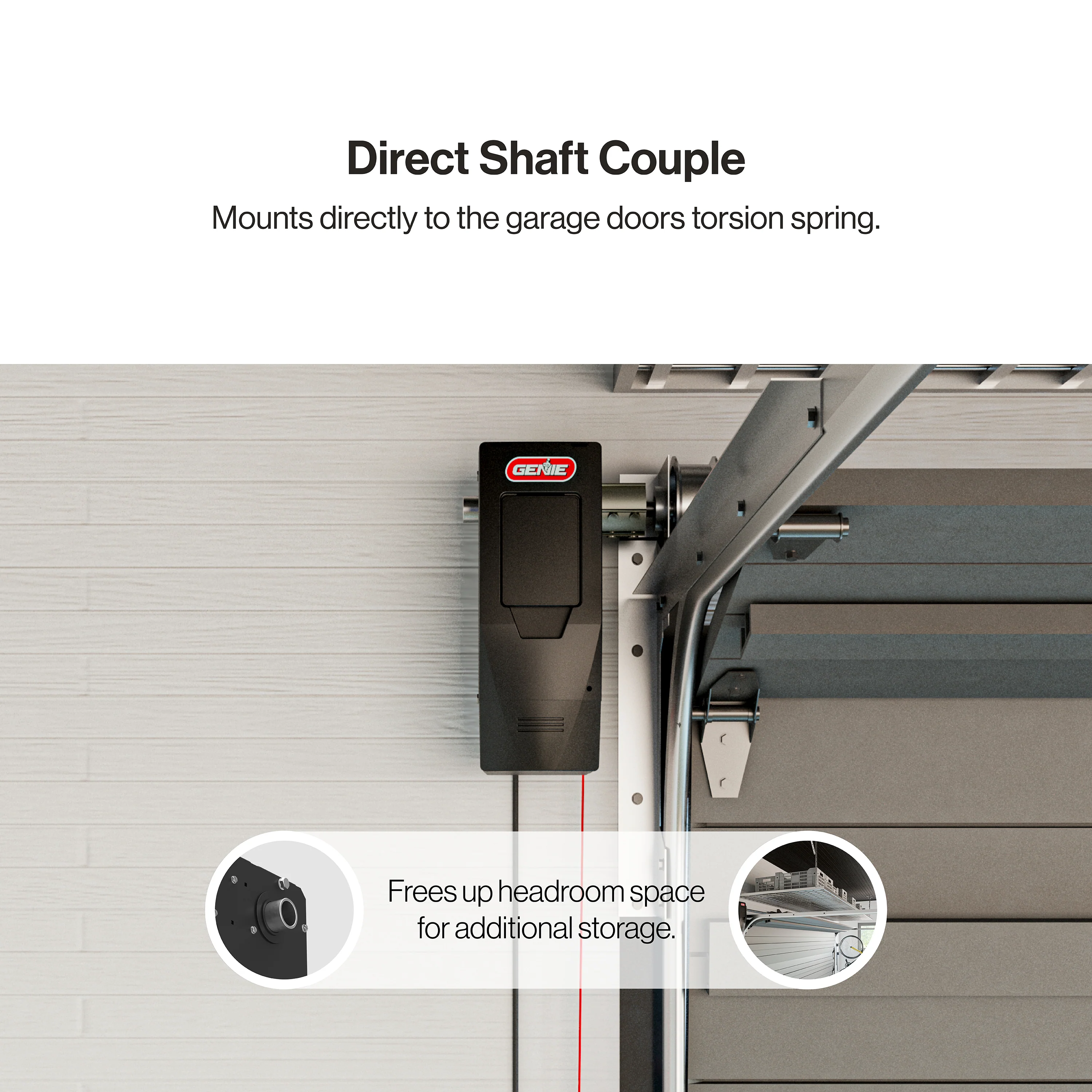 Genie 6172H-BO Wall Mount Smart Garage Door Opener with Battery Backup - Image 3